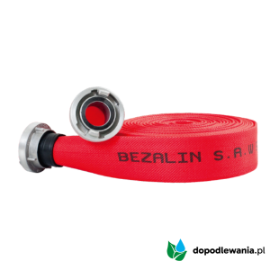 Wąż strażacki | ∅52mm | Rolka 20mb | Bezalin czerwony