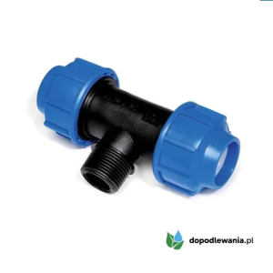 TRÓJNIK GWINT | PLASTICALFA |∅75X2"1 / 2 | PN16 | GZ