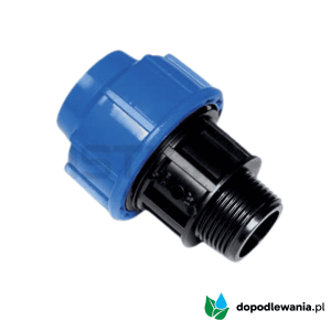 Złączka | Plastic Alfa | PN16| Gwint Zewnętrzny | 40mm x 1.1 / 2"
