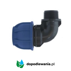 KOLANO GWINT | PLASTIC ALFA | PN16 | Gwint Zewnętrzny- różne rozmiary