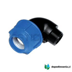 KOLANO GWINT | PLASTIC ALFA | PN16 | Gwint Zewnętrzny- różne rozmiary